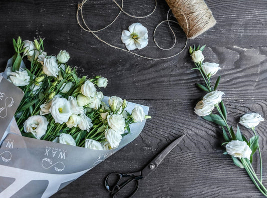 The Day I Surprised Her with the Perfect White Bouquet of Roses in Dubai