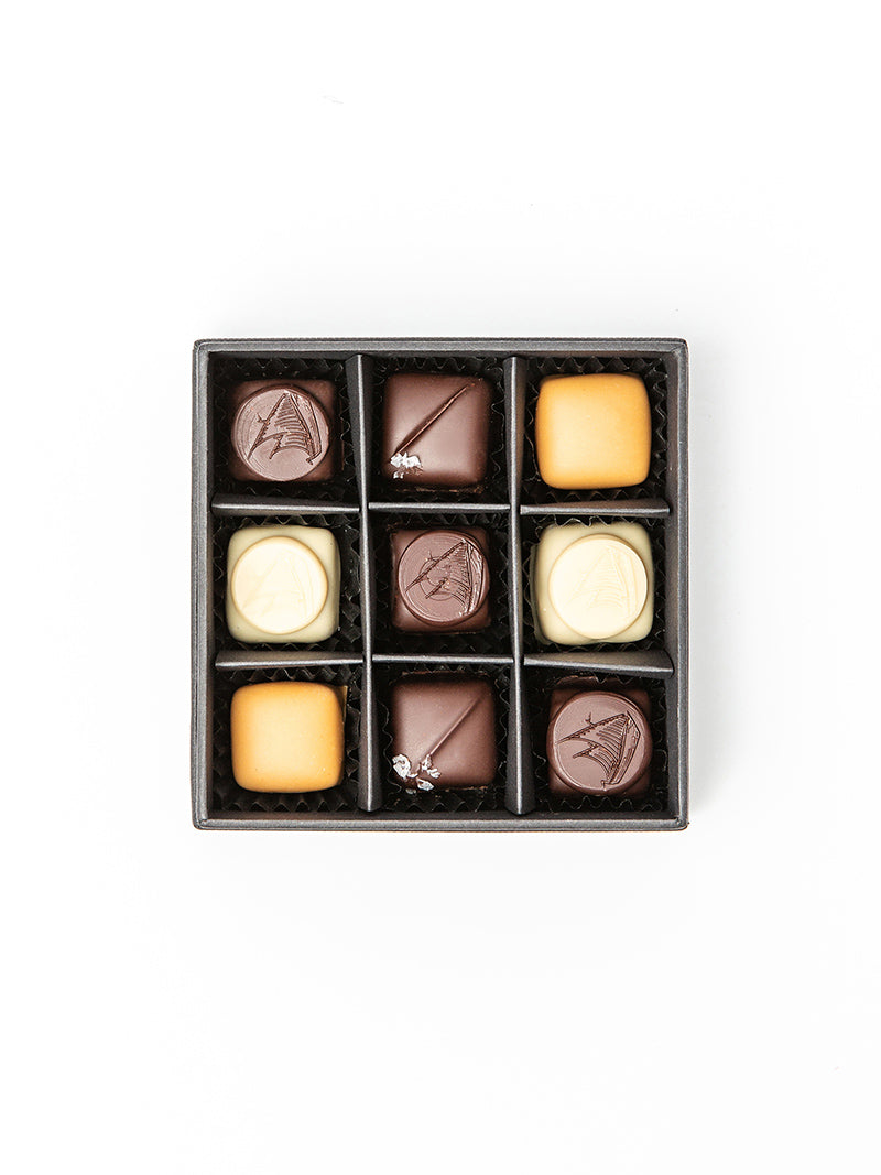 Spice Route Caramel Box of 9 by Mirzam