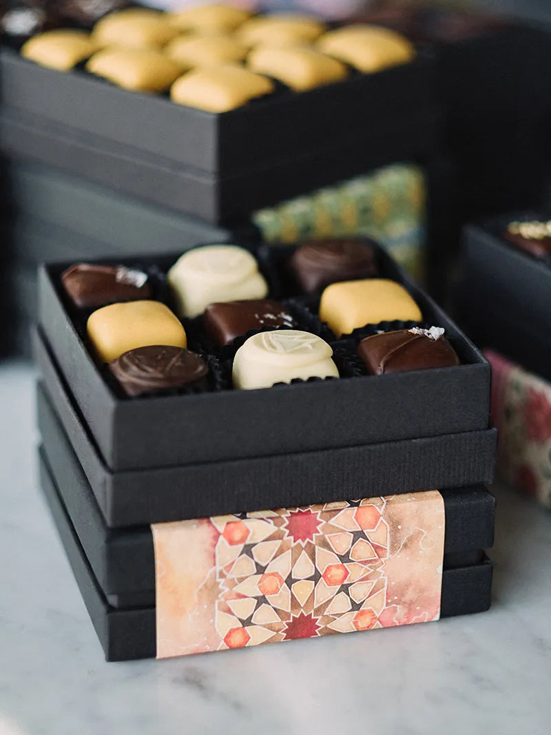 Spice Route Caramel Box of 9 by Mirzam