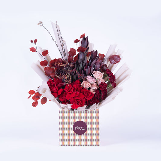 Maroon Flowers Bouquet