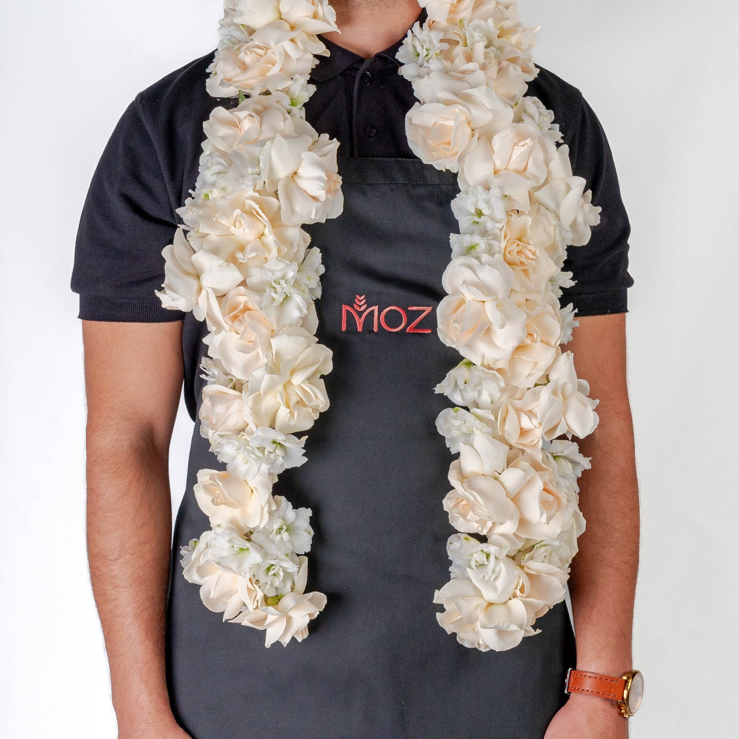 White Rose Flower Lei