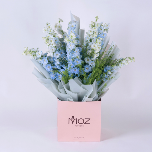 Baby Blue | Blue Delphinium Bouquet