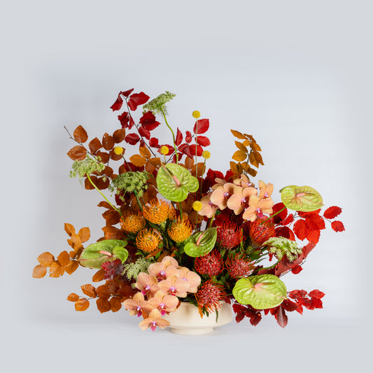autumn flower arrangement