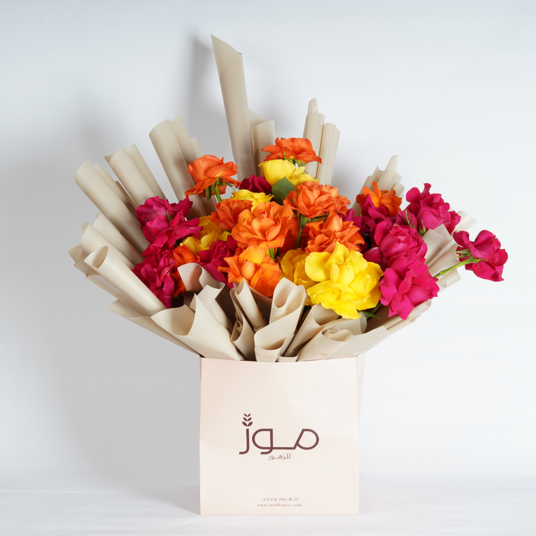 summer flower bouquet