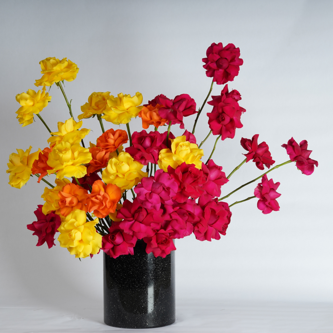 roses flower bouquet