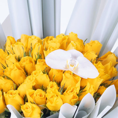 Made for Mum | Yellow Roses Flower Bouquet