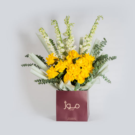 yellow roses bouquet