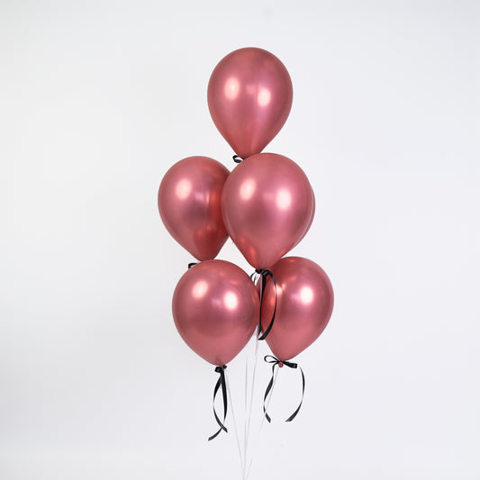 Red Chrome Balloons