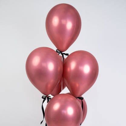 Red Chrome Balloons