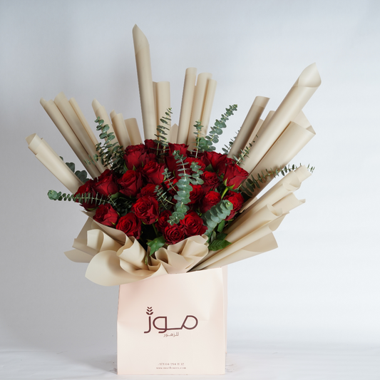 red roses flower bouquet 