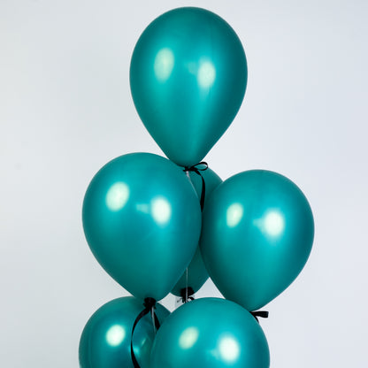 Green Chrome Balloons