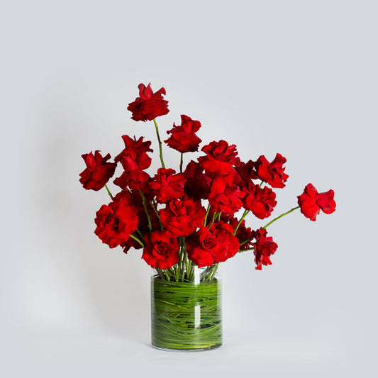 valentines flower arrangement 